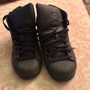 Adidas Black High-Top Sneakers
